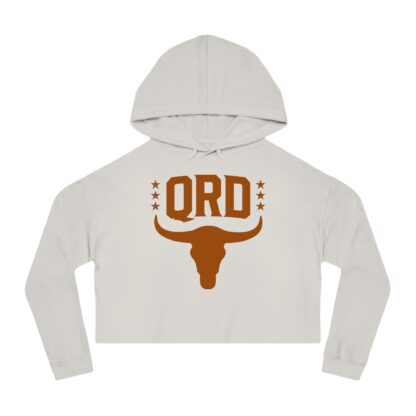 Women’s Cropped Hooded Sweatshirt - QRD Bull