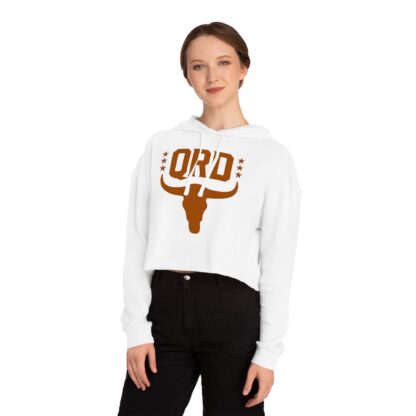 Women’s Cropped Hooded Sweatshirt - QRD Bull - Image 6