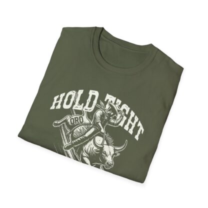 'Hold Tight Ride Hard' QRD Cowboy Graphic Tee - Image 12