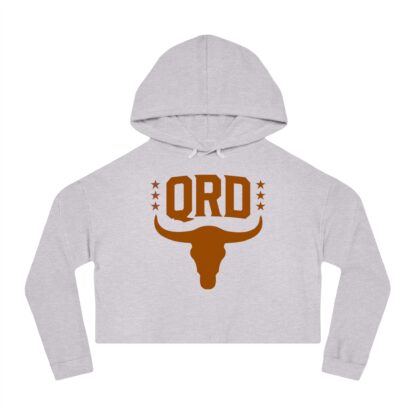 Women’s Cropped Hooded Sweatshirt - QRD Bull - Image 13