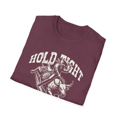 'Hold Tight Ride Hard' QRD Cowboy Graphic Tee - Image 32