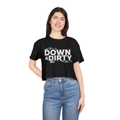 'Down & Dirty' Crop Tee - Image 9