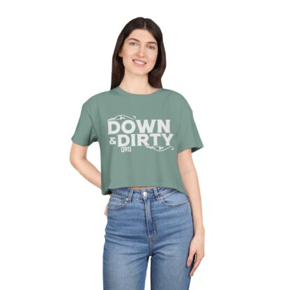 'Down & Dirty' Crop Tee - Image 3