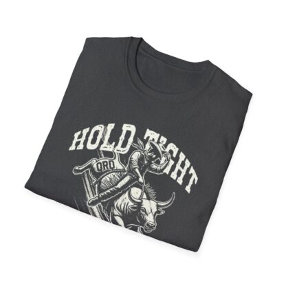 'Hold Tight Ride Hard' QRD Cowboy Graphic Tee - Image 4