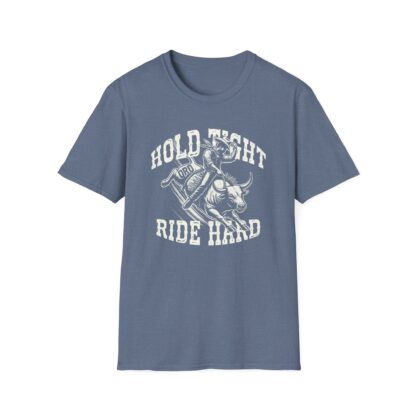 'Hold Tight Ride Hard' QRD Cowboy Graphic Tee - Image 17