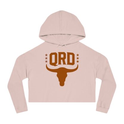 Women’s Cropped Hooded Sweatshirt - QRD Bull - Image 7