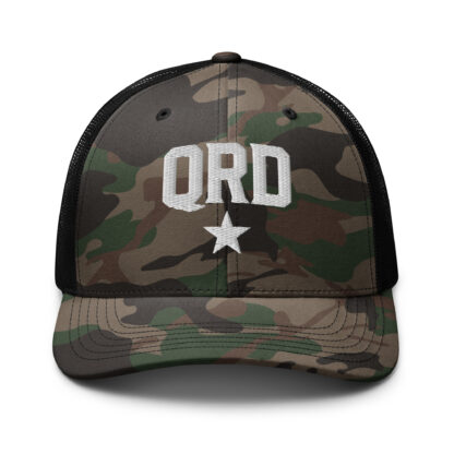 QRD Lonestar Camouflage trucker hat